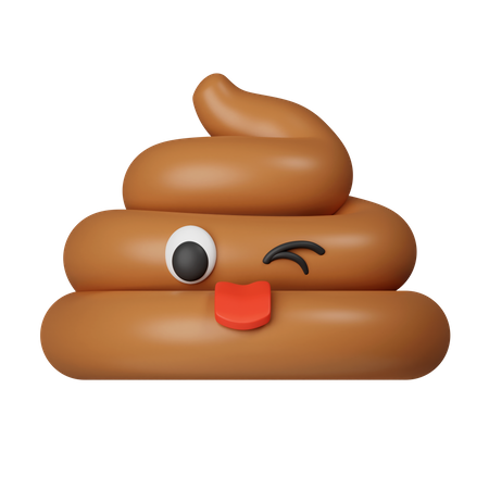 Poop  3D Icon