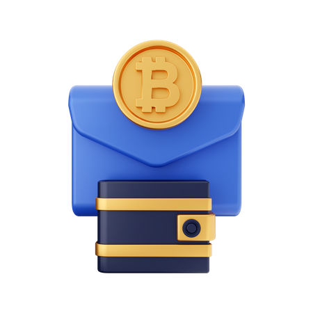 Portfólio de bitcoins  3D Icon