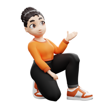 Pose principal  3D Illustration