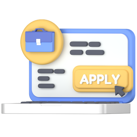 Postuler à un emploi  3D Icon