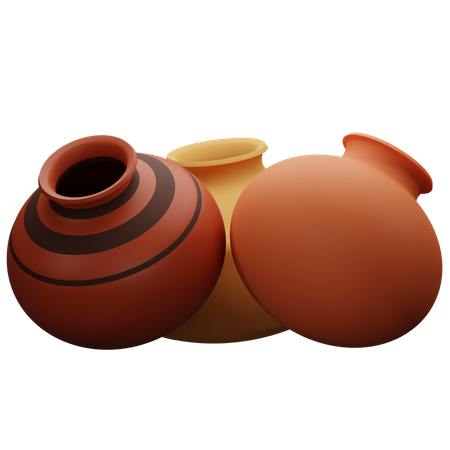 Pot  3D Illustration