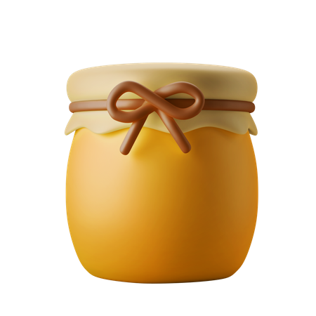 Pot de confiture  3D Icon