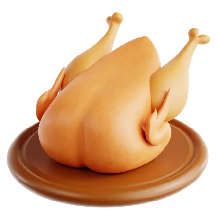 Poulet grillé  3D Icon