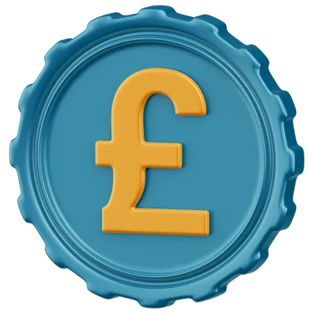 Pound  3D Icon