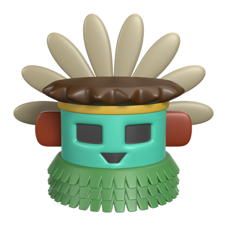 Poupée Kachina  3D Icon