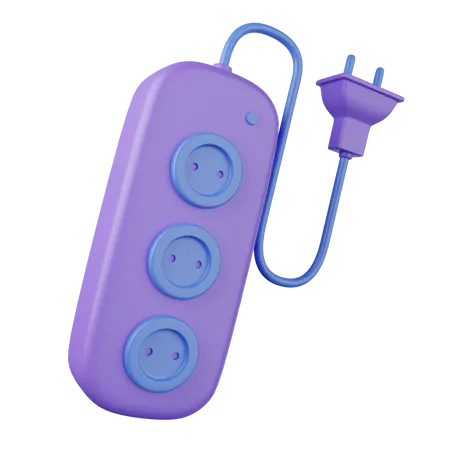 Power Strip  3D Illustration