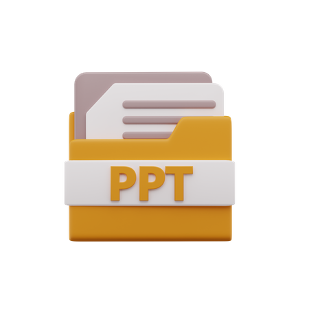 Ppt File  3D Icon