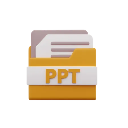 Ppt File  3D Icon