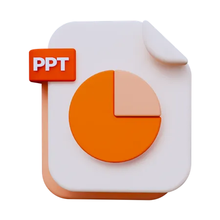 Ppt File  3D Icon