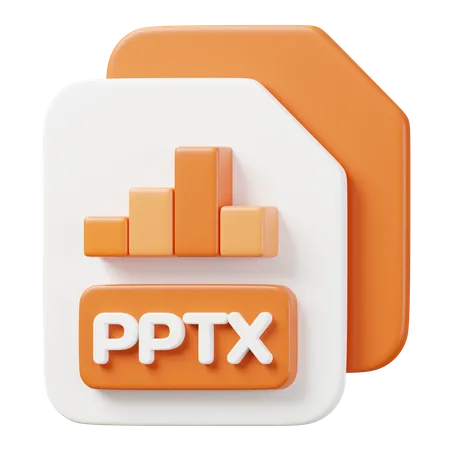 PPTX File  3D Icon