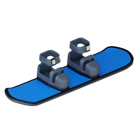 Prancha de snowboard  3D Icon