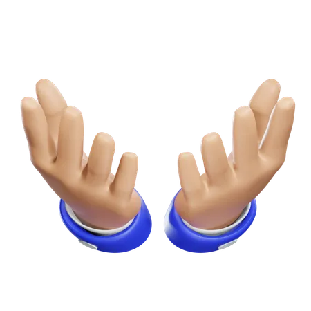 Pray Hand  3D Icon