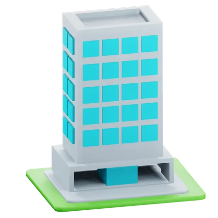 Prédio de apartamentos  3D Icon