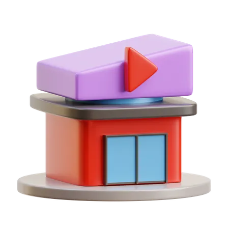 Construindo cinema  3D Icon