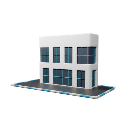 Prédio comercial  3D Icon