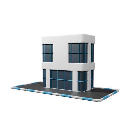 Prédio comercial  3D Icon