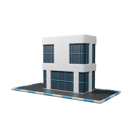 Prédio comercial  3D Icon