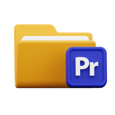 Pasta Premiere Pro  3D Icon