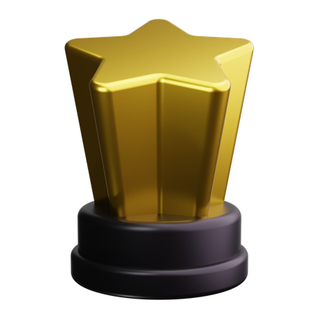 Estatua de premio  3D Icon