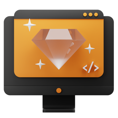 Premium Website  3D Icon