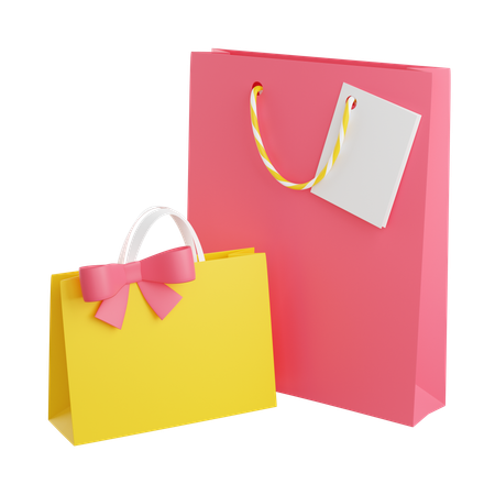 Present Bags  3D Icon