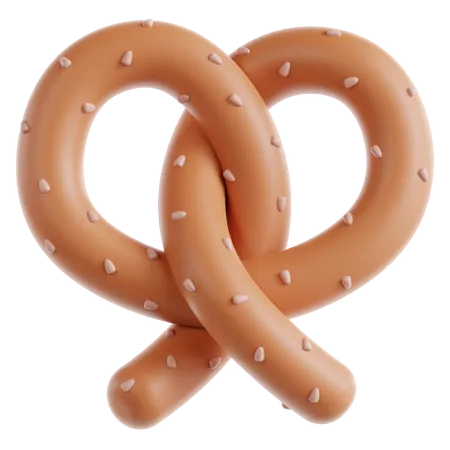 Pretzel  3D Icon