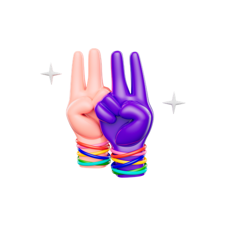 Pride Love  3D Icon