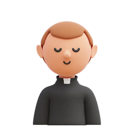 Priest  3D Icon