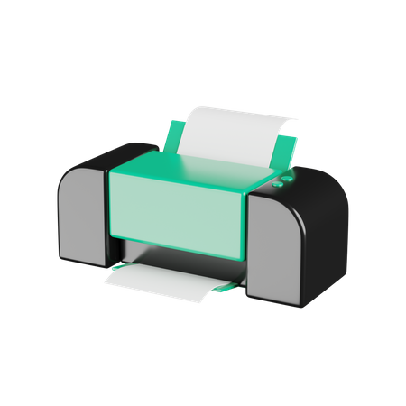 Printer Machine  3D Icon