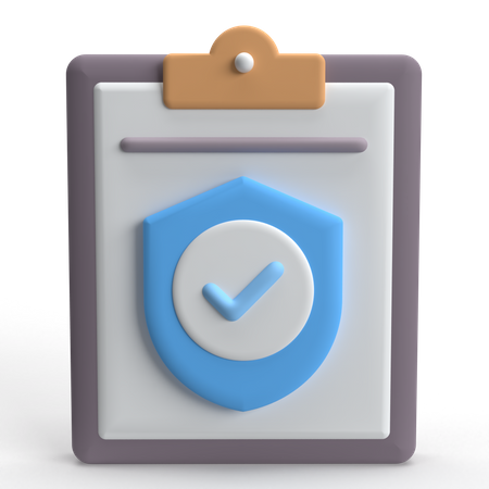 Privacy Policy  3D Icon