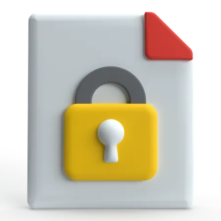 Privacy Policy  3D Icon