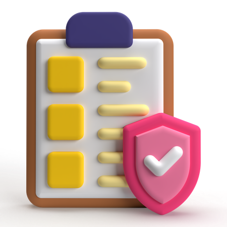 Privacy Policy  3D Icon