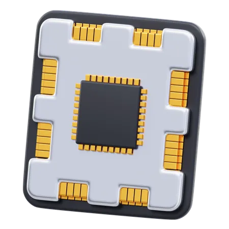 Processor  3D Icon