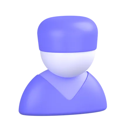 医者  3D Icon