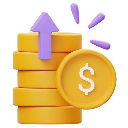 Profit  3D Icon