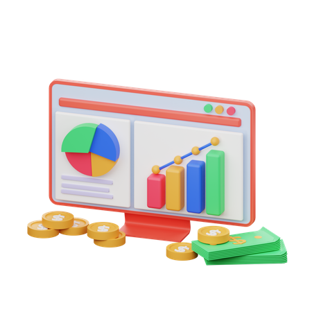 Profit Analysis  3D Illustration