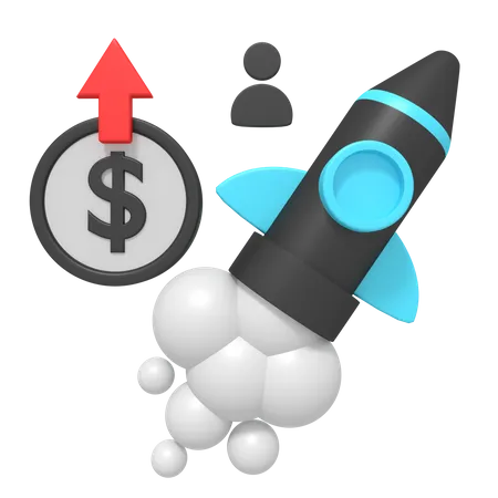 Profit Growth  3D Icon