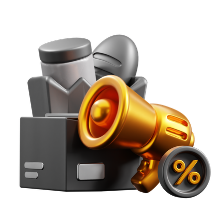 Promotion  3D Icon