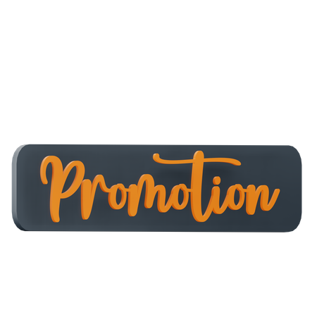 Promotion  3D Icon