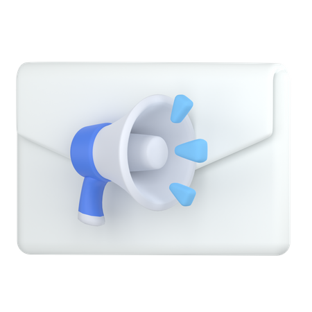 Promotion mail  3D Icon