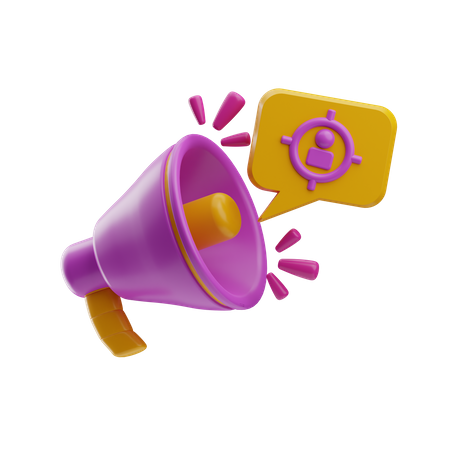 Promotion Megaphone  3D Icon