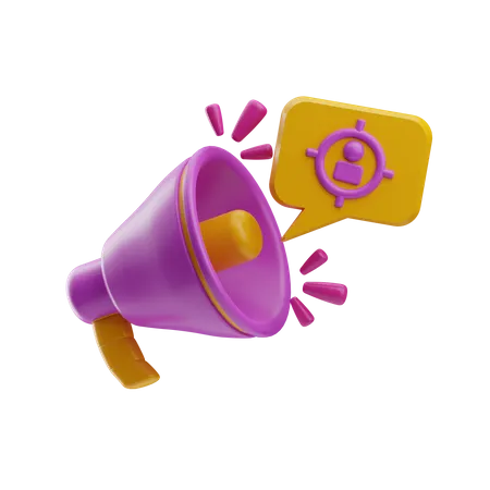 Promotion Megaphone  3D Icon