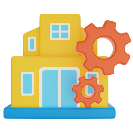 Property Management  3D Icon