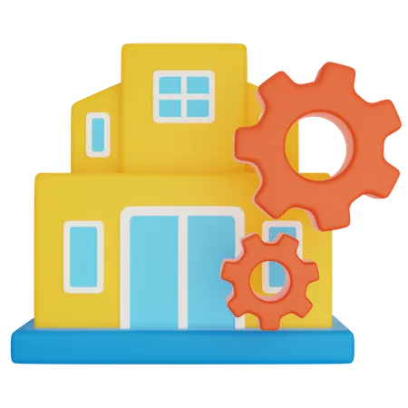 Property Management  3D Icon