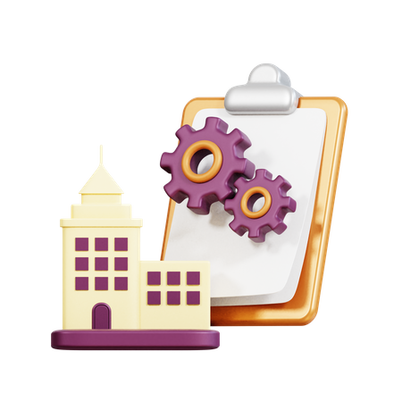 Property Management  3D Icon