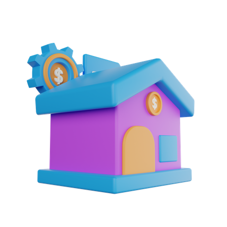 Property Management  3D Icon