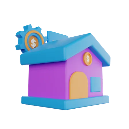 Property Management  3D Icon