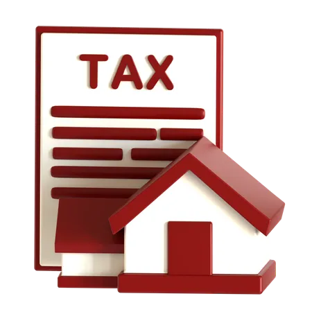 Property Tax  3D Icon