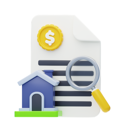 Property Valuation  3D Icon