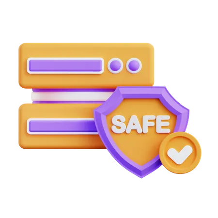 Protección de Datos  3D Icon